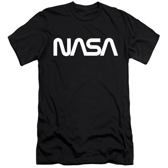 Nasa - Worm Logo - Slim Fit Short Sleeve Shirt - X-Large