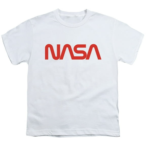 Nasa - Worm Logo - Youth Short Sleeve Shirt - X-Large