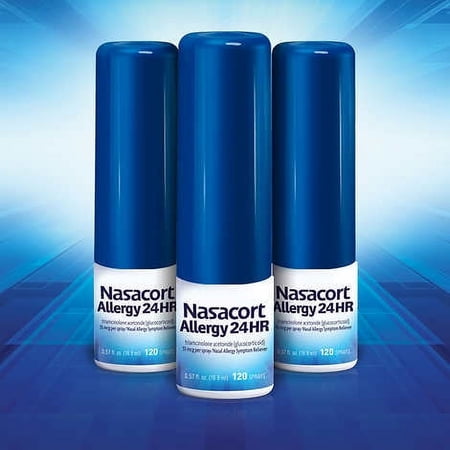 Nasacort Allergy 24HR, 3 Bottles