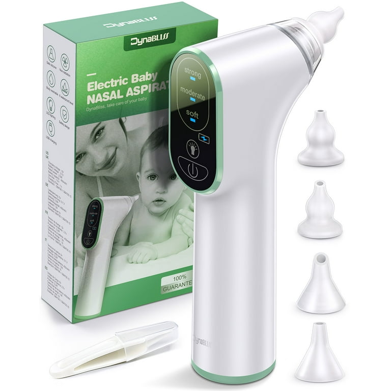 Baby Nasal Aspirator, Bivni Nose Booger Sucker for Baby Infants Toddlers,  USB Rechargeable Snot Sucker with Adjustable 3 Levels Suction Modes, 8  Light Modes & Adjustable Volume Nursery Rhymes 