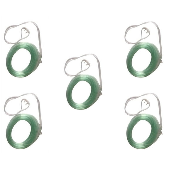 Nasal Cannula Comfort Soft Plus Adult Curved Prong / NonFlared Tip - 5 Pack - 0537