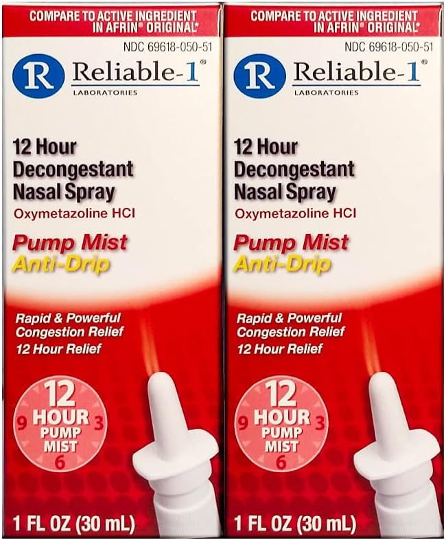 Nasal Spray by Reliable 1 Laboratories | 12 Hour Relief Nasal ...