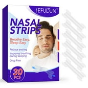 Nasal Strips for Snoring 30p,Clear,Works Instantly to Improve Sleep, Reduce Snoring & Relieve Nasal Congestion Due to Colds & Allergies