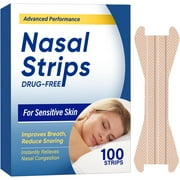 Nasal Strips for Snoring, Breathe Better, Nasal Congestion Relief, Stops Snoring, Protable Snore Stopper, 100PCS