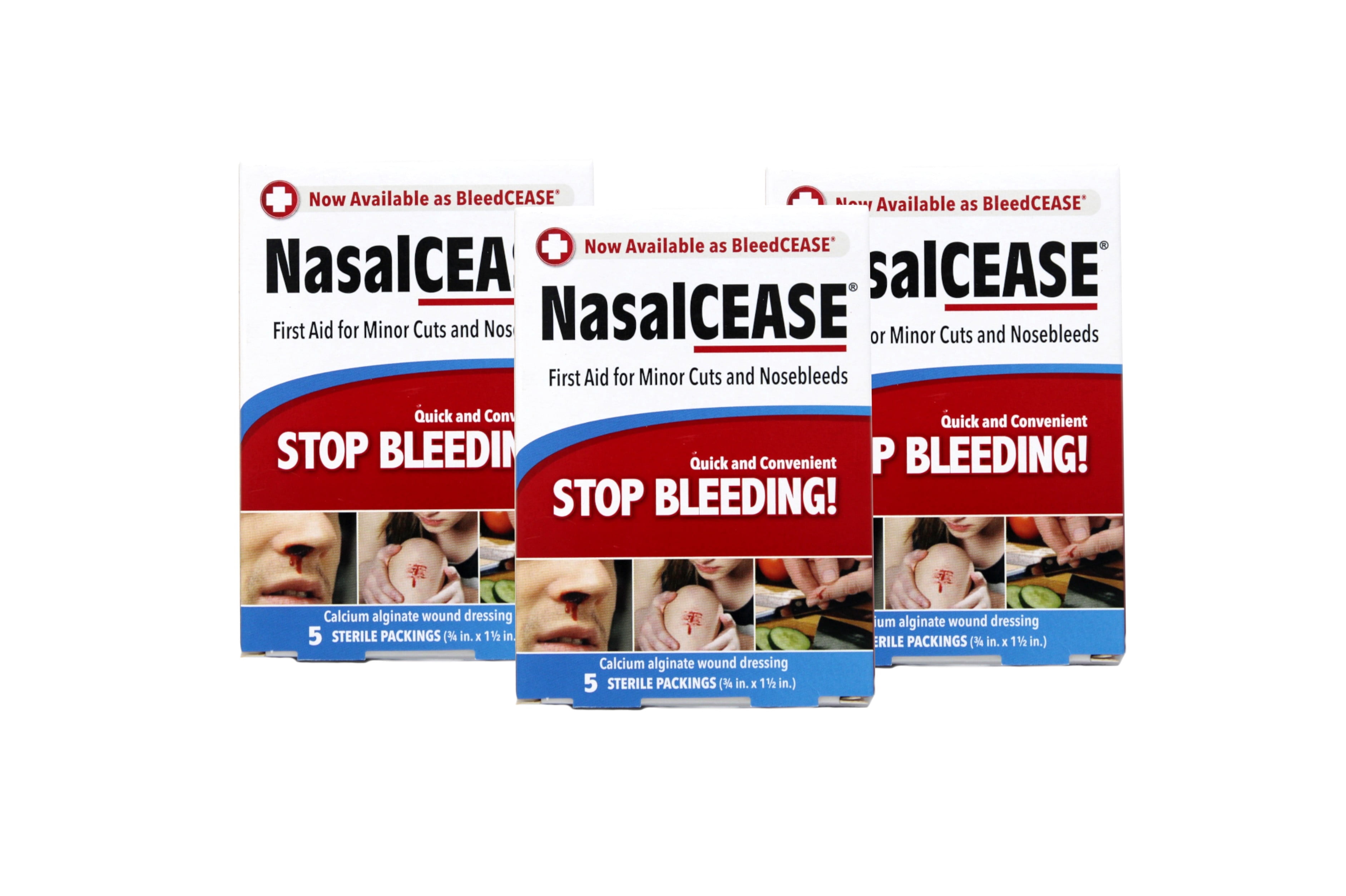 NasalCEASE First Aid Calcium Alginate Wound Dressing for Minor Cuts and ...
