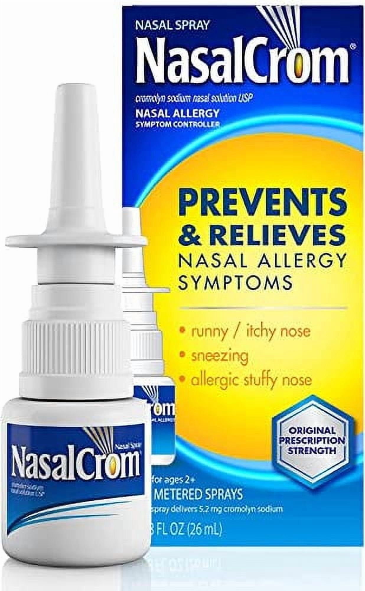 リップケア Cron NasalCrom Allergy Relief Nasal Spray, Non-Drowsy, Easy to Use, 200