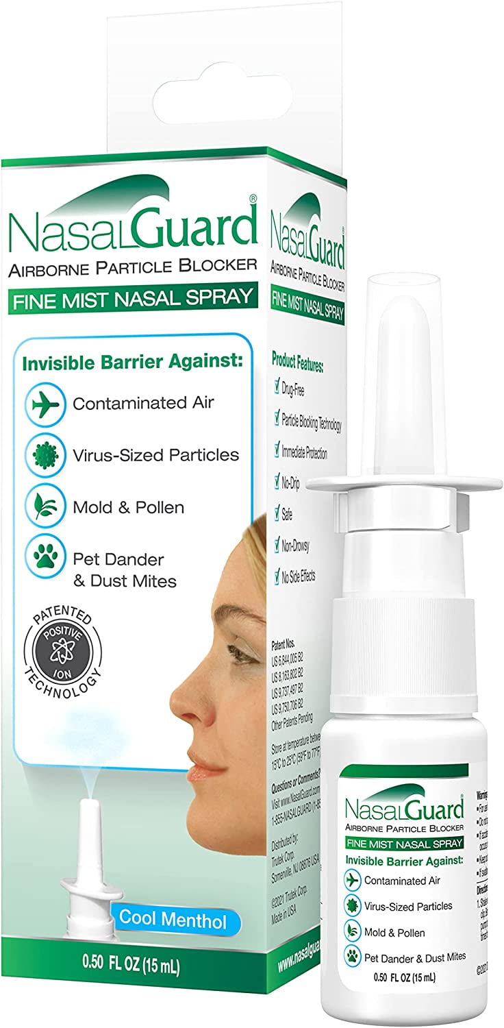 NasalGuard Fine Mist Nasal Spray Reduce Harmful Airborne Particles