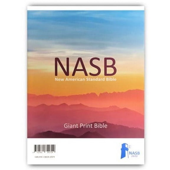 Nasb 2020 Giant-Print Text Bible---Soft Leather-Look, Blue