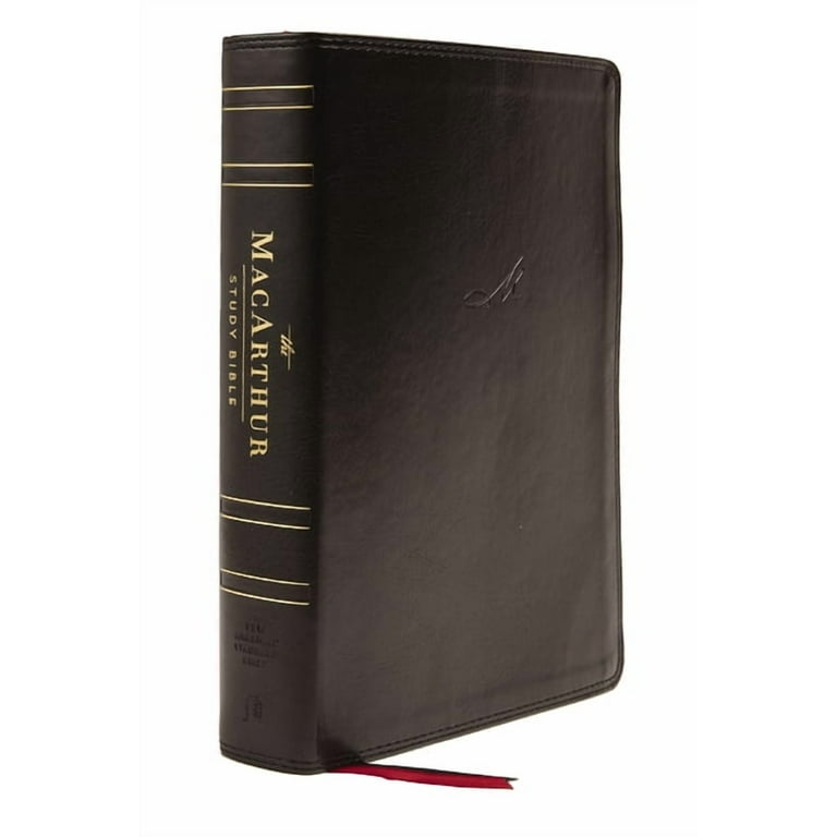 Nasb, MacArthur Study Bible, 2nd Edition, Leathersoft, Black