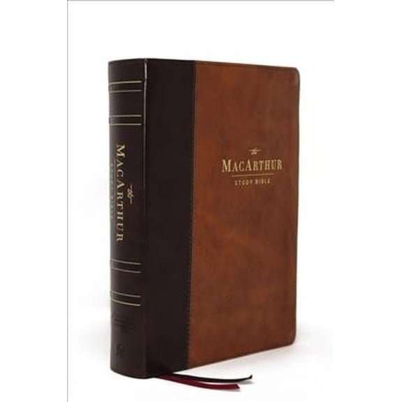 Pre-Owned Nasb, MacArthur Study Bible, 2nd Edition, Leathersoft, Brown, Thumb Indexed, Comfort Print: Unleashing God's Truth One V, (Hardcover)