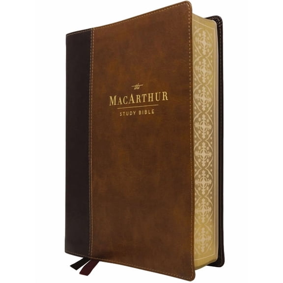 Nasb, MacArthur Study Bible, Brown Leathersoft, 1995 Text, Comfort Print, Limited Edition: Unleashing God's Truth One Ve, (Hardcover)