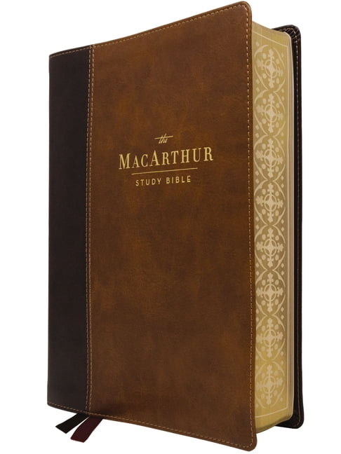 Nasb, MacArthur Study Bible, Brown Leathersoft, 1995 Text, Comfort Print, Limited Edition: Unleashing God's Truth One Ve, (Hardcover)