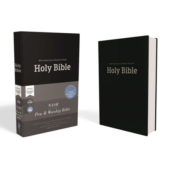 Nasb, Pew and Worship Bible, Hardcover, Black, 1995 Text, Comfort Print, (Hardcover)