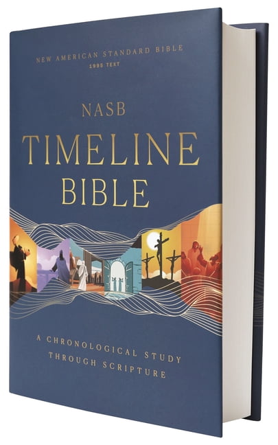 Nasb, Timeline Bible, Hardcover, Red Letter, 1995 Text, Comfort Print: A Chronological Journey Through Scripture, (Hardcover)