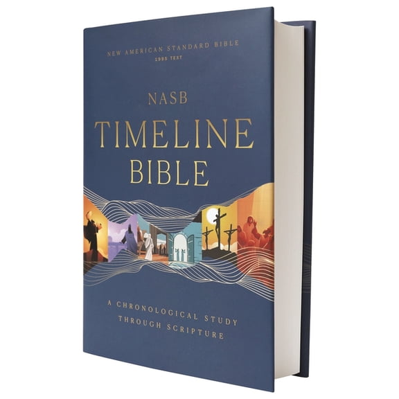 Nasb, Timeline Bible, Hardcover, Red Letter, 1995 Text, Comfort Print: A Chronological Journey Through Scripture, (Hardcover)