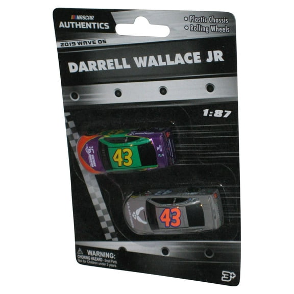 Nascar Authentics 2019 Wave 05 Darrell Wallace Jr. 1:87 Lionel Racing Car Set 2-Pack