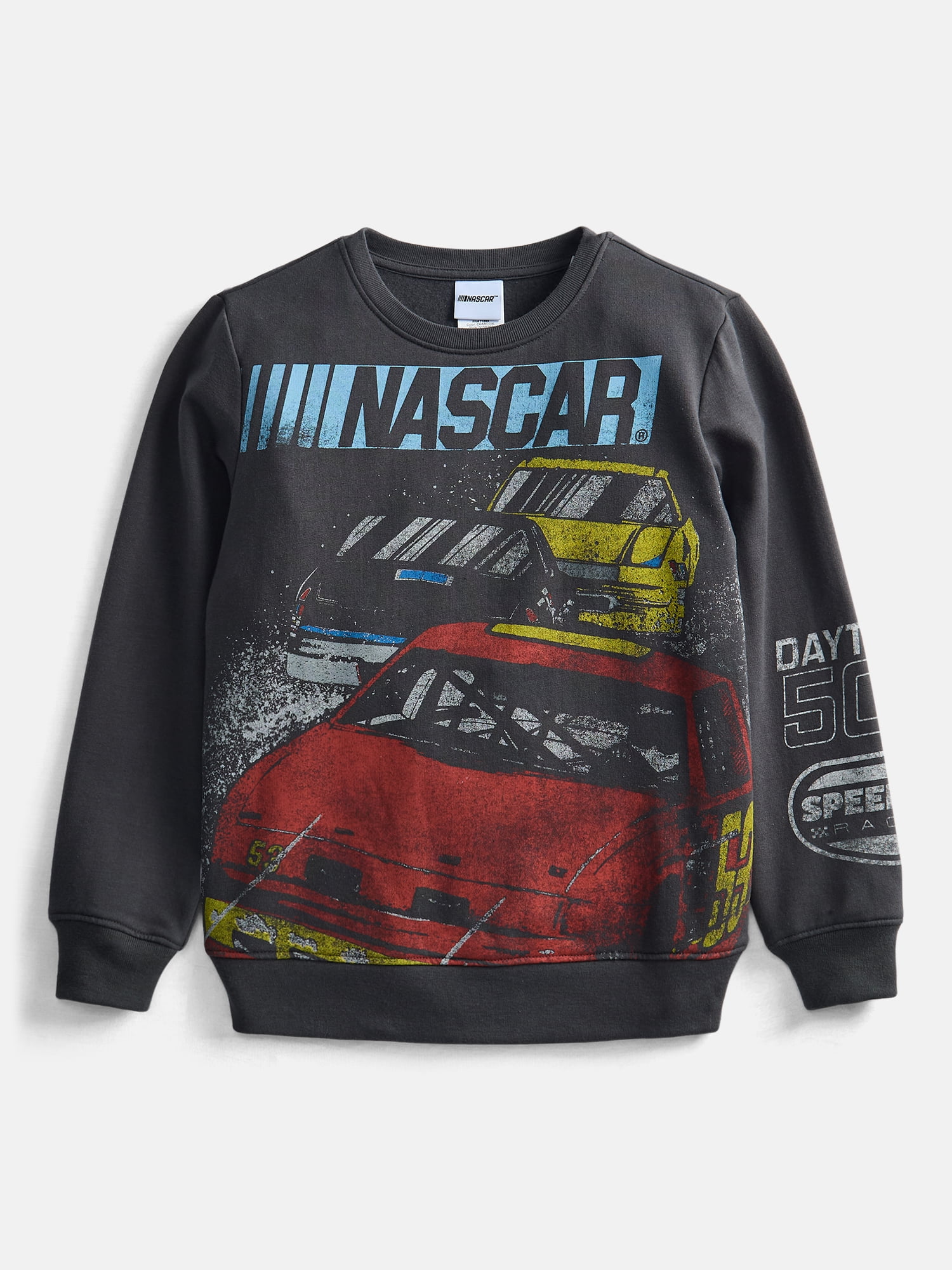 NASCAR Boys Graphic Print Fleece Sweatshirt, Sizes XS 4/5-XL 14/16