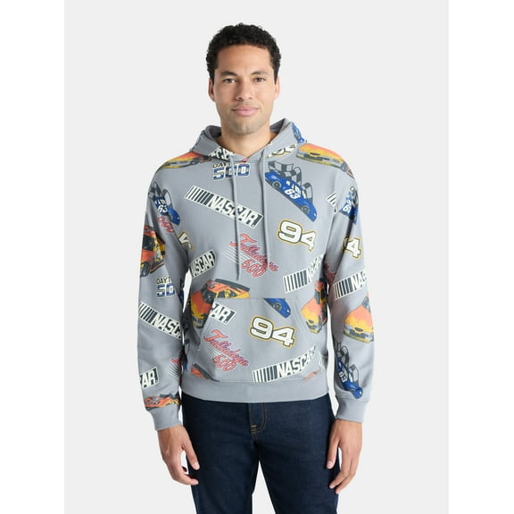 NASCAR Men's and Big Men's Graphic Hoodie, Sizes S-3XL