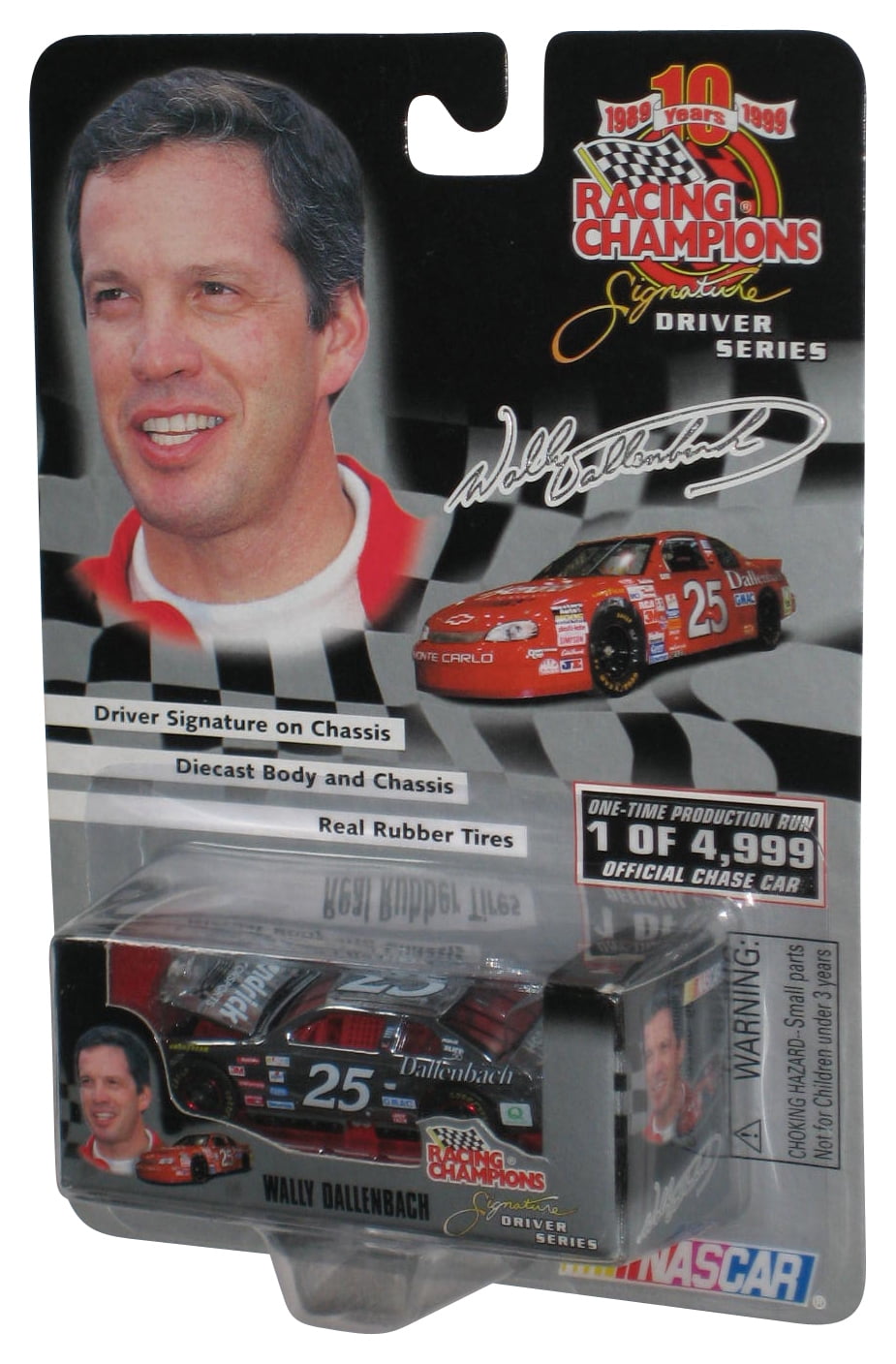 Nascar Racing Champions (1999) Silver Chrome Wally Dallenbach