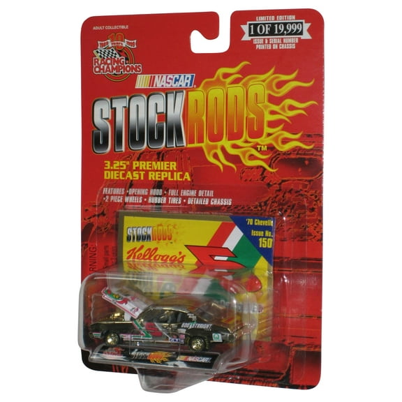 Nascar Racing Champions (1999) Stock Rods 3.25" Gold Premier Diecast Replica Toy Car