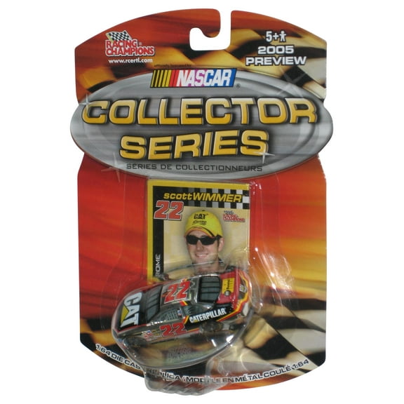 Nascar Racing Champions 2005 Preview Collector Series Chrome Silver CAT Toy Car #22
