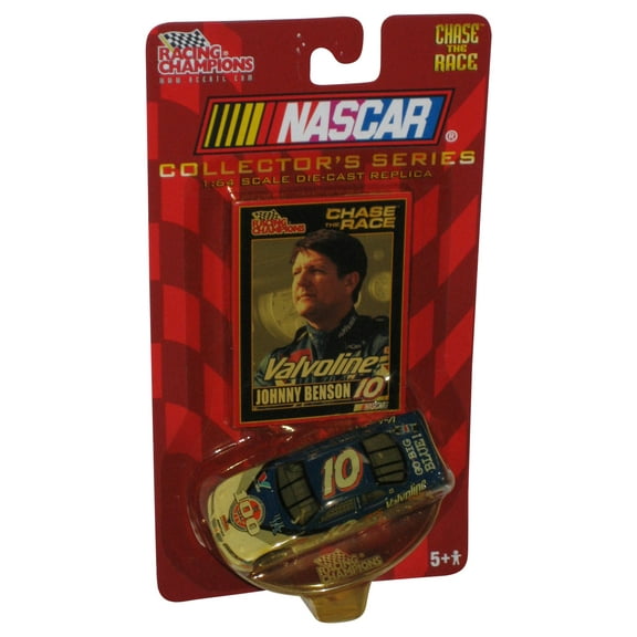 Nascar Racing Champions Chase The Race (2002) RC Ertl Johnny Benson Valvoline Blue Toy Car #10