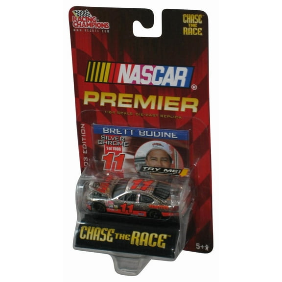 Nascar Racing Champions Chase The Race (2007) Ertl Brett Bodine Hooters Silver Chrome Car #11