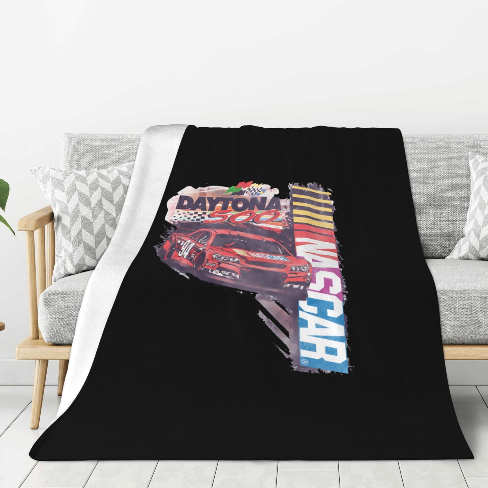 Nascar Throw Blanket Queen Blanket Lightweight Cotton Bedding Home Decor for All Seasons Blanket Walmart