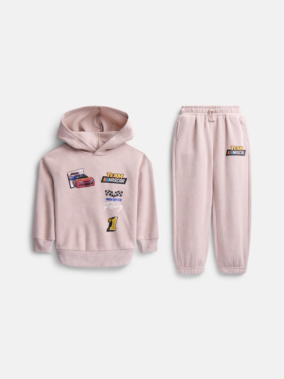 NASCAR Toddler Boys Hoodie and Joggers, 2-Piece Outfit Set, Sizes 12M-5T