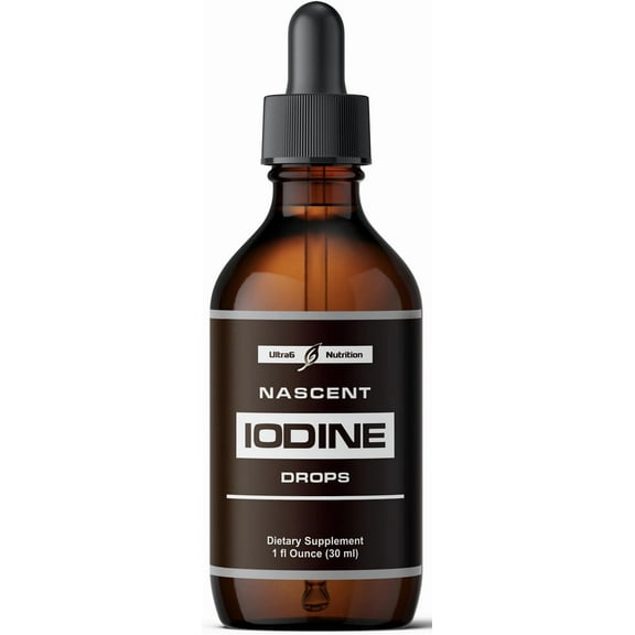 Nascent Iodine Supplement Drops for Increased Energy, Optimal Health, Immunity Booster