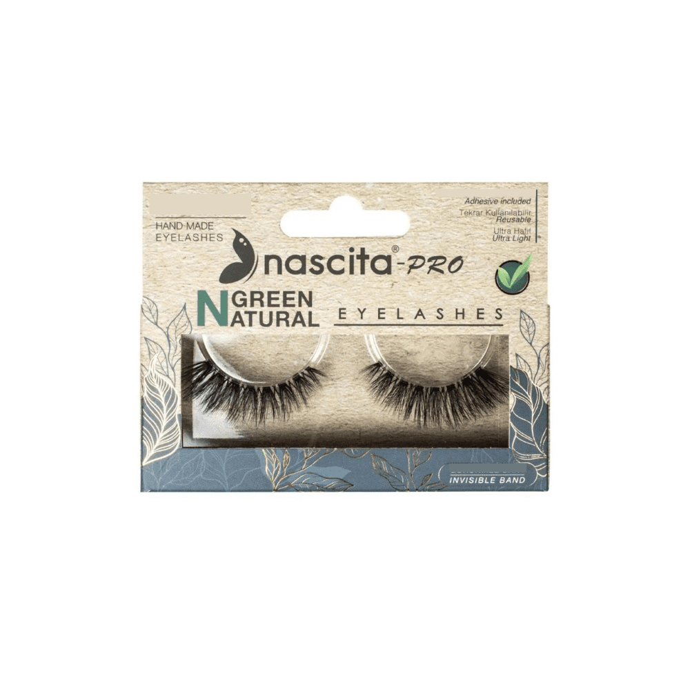 Nascita Green Natural Vegan False Eyelashes 110 1 Piece