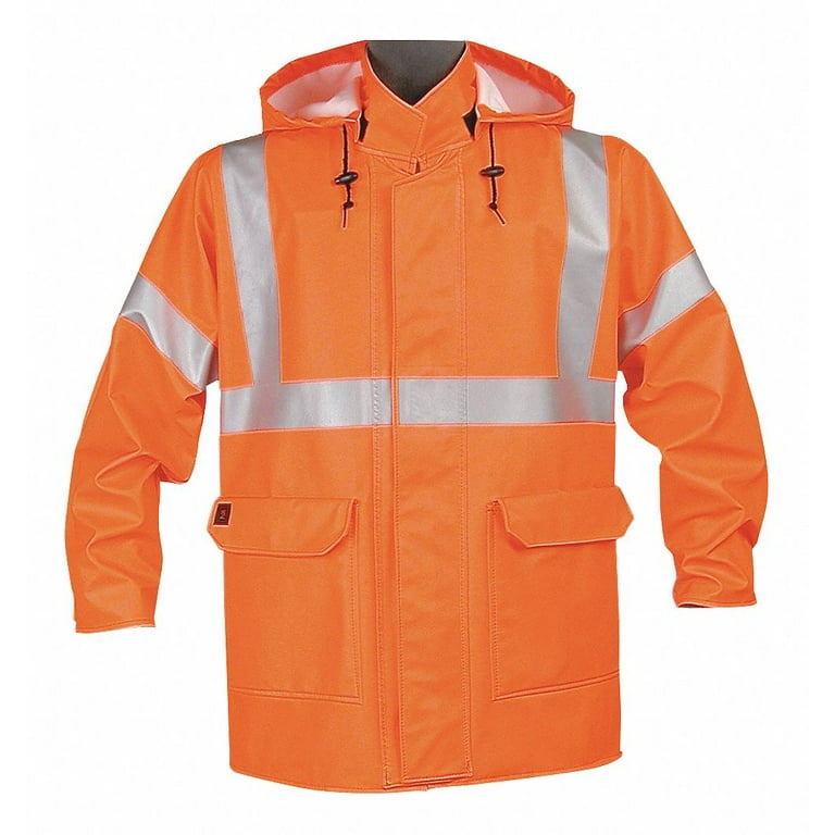 Nasco Arc Flash Rain Jacket Cat 2 Orange M 4503JFOM Walmart