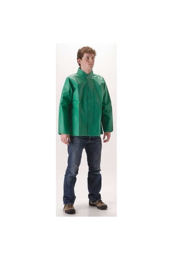Chemical Splash Jacket,M,PVC/Polyester 52JGM