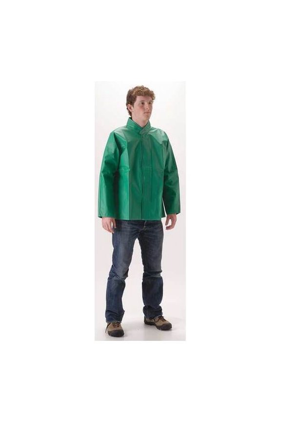 Chemical Splash Jacket,2XL,PVC/Polyester 52JG2