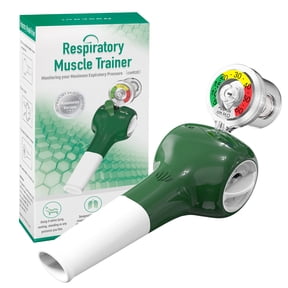 Nascool Breathing Exercise Device for Lungs with Storage Case, Respiratory Muscle Trainer