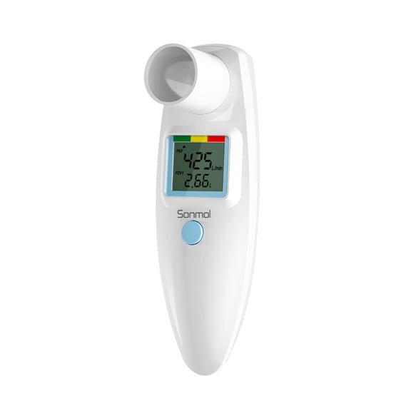 Sonmol Peak Flow Meter PEF & FEV1 Tester for Adult Kids Portable