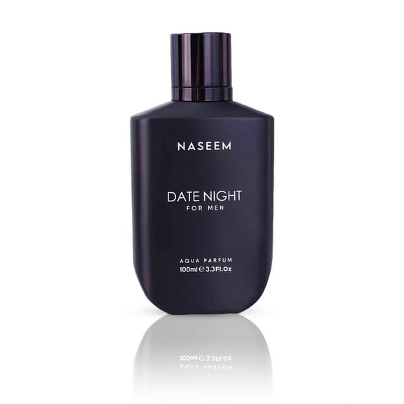 Naseem Date Night Aqua Perfume For Men 100ml, 3.4 Fl.oz. | Alcohol Free & Long Lasting Perfume For Boys - With Bergamot, Lavender, Musk & Patchouli Notes | Luxury Perfume For Daily Use
