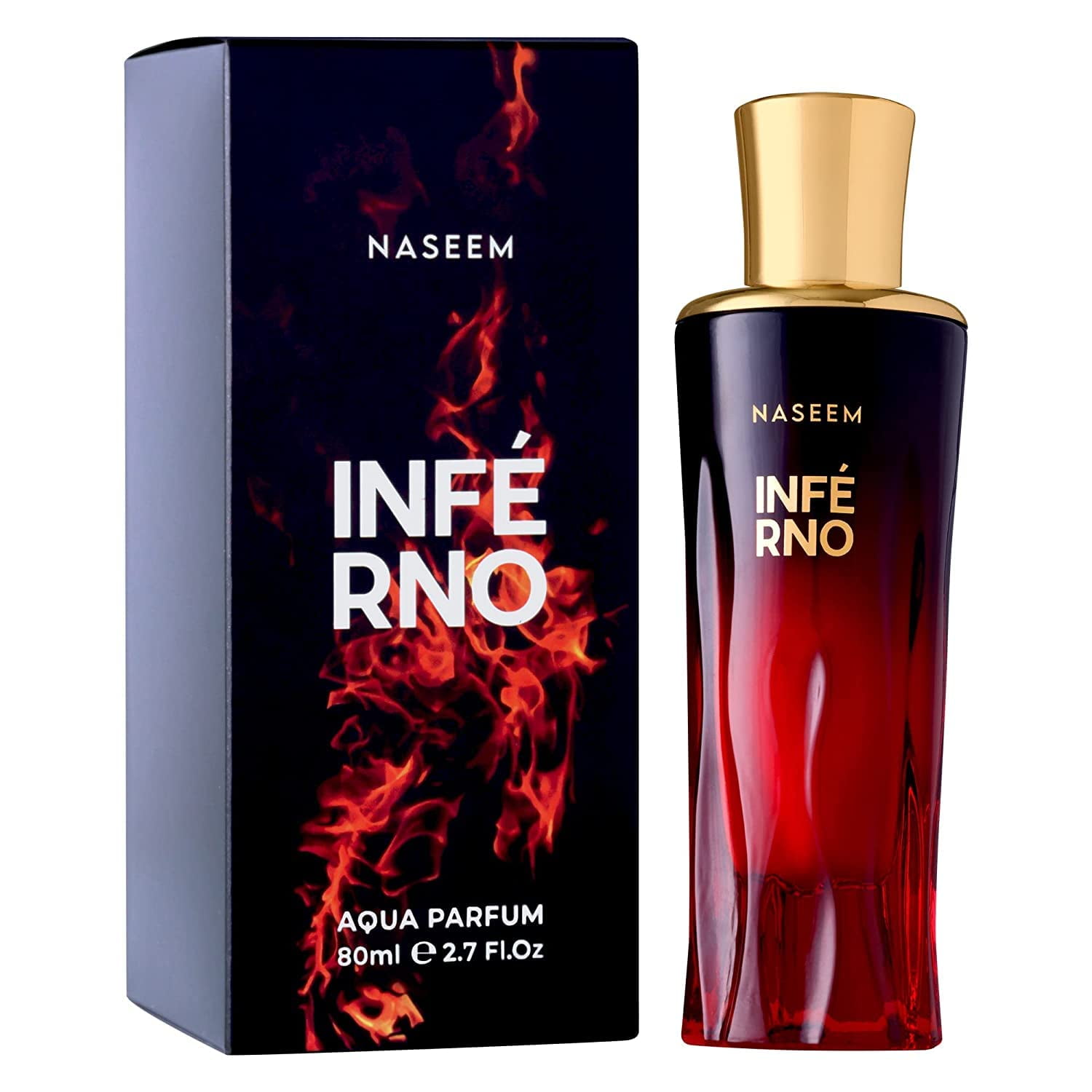 Naseem Inferno Aqua Perfume For Men Women 80ml, - Technical View