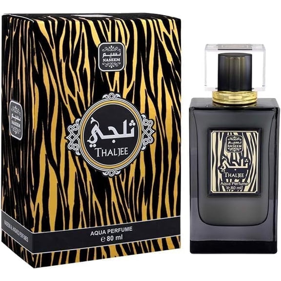 Naseem Thaljee Aqua Perfume Spray 80ml - Alcohol-Free Fresh Tone Eau De Parfum - Unisex Luxury Fragrance for Men & Women - Rich, Long-Lasting Scent with Amber & Leather Notes