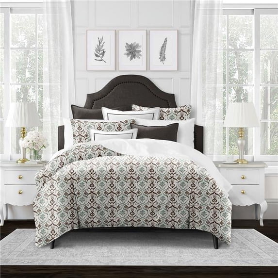 Nash Seafoam Twin Comforter & 1 Pillow Sham Set - 3 Piece