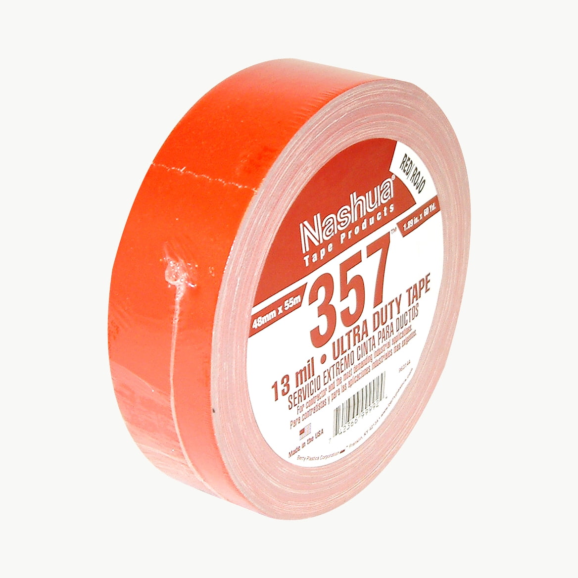 Nashua Premium Grade Duct Tape (357): 2 in. (48mm actual) x 60 yds. (Red) branded