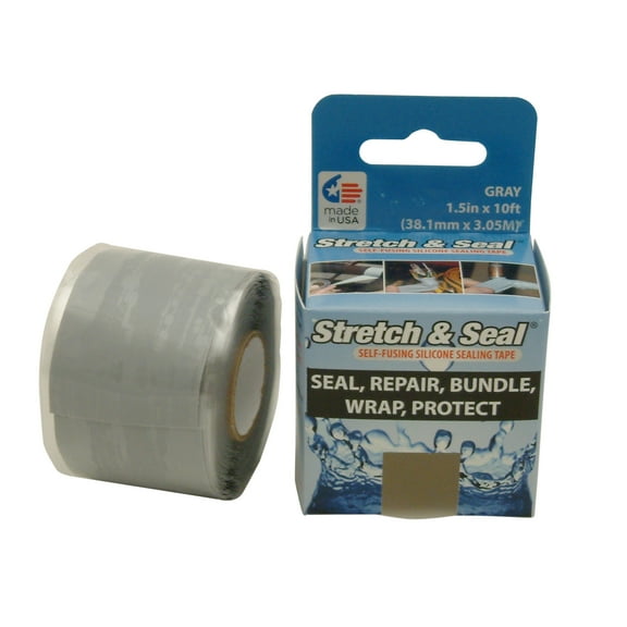 Nashua Stretch & Seal Self Fusing Silicone Tape: 1-1/2 in. x 10 ft. (Grey)