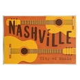 thumbnail image 1 of Nashville City of Music Guitars Performing & Arts Graphic Art Unframed Art Print Wall Art, 1 of 6