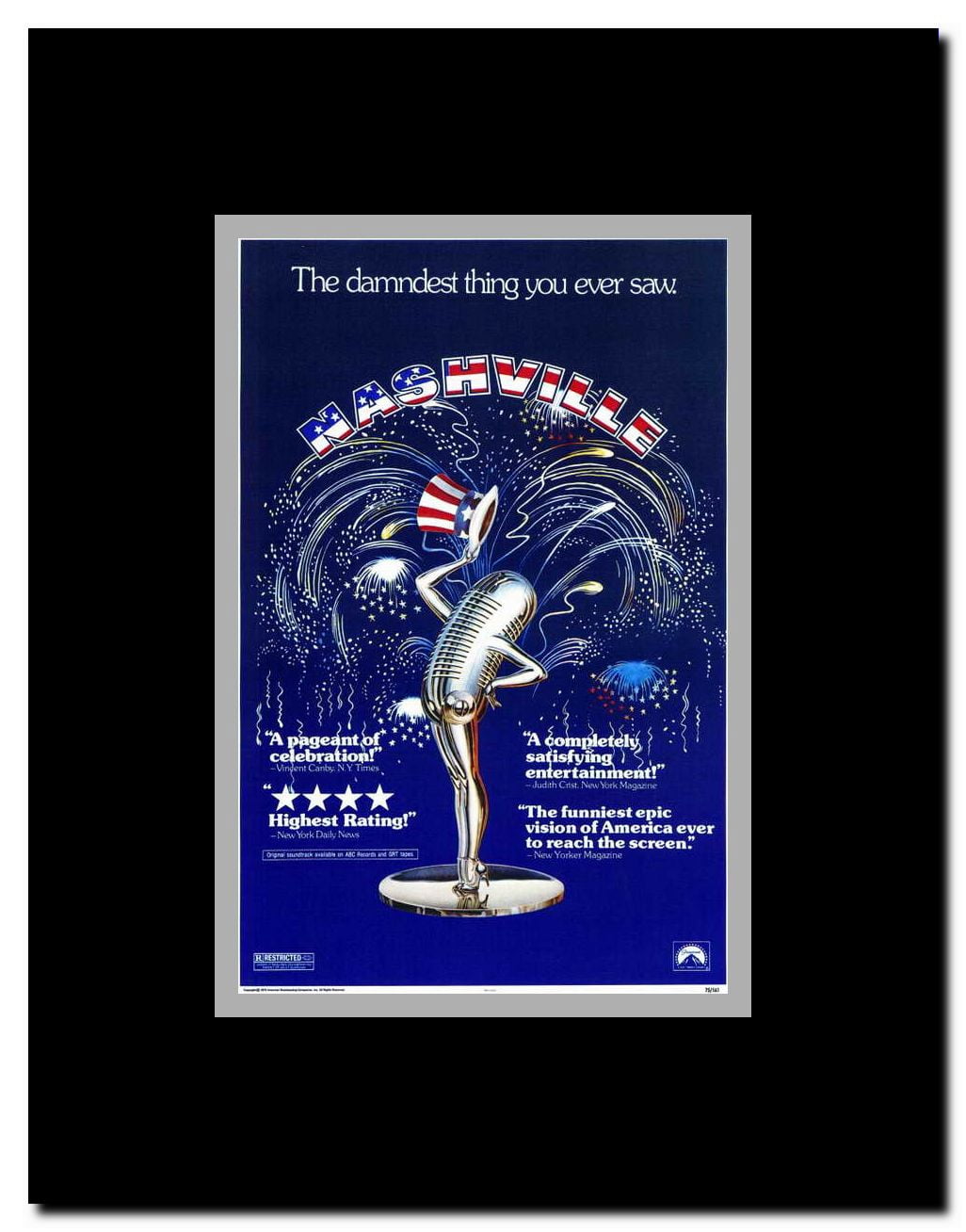 Nashville Framed Movie Poster