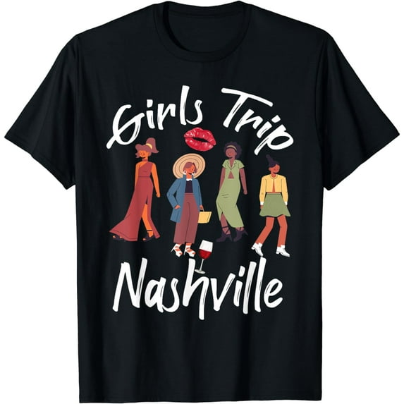 Nashville Girls Trip Summer Vacation Beach Road Trip T-Shirt
