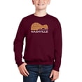 thumbnail image 1 of Nashville Guitar - Boy's Word Art Crewneck Sweatshirt, 1 of 3