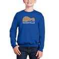 thumbnail image 1 of Nashville Guitar - Boy's Word Art Crewneck Sweatshirt, 1 of 3