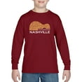 thumbnail image 1 of Nashville Guitar - Boy's Word Art Long Sleeve T-Shirt, 1 of 2