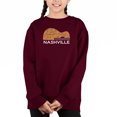 thumbnail image 1 of Nashville Guitar - Girl's Word Art Crewneck Sweatshirt, 1 of 3