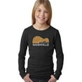 thumbnail image 1 of Nashville Guitar - Girl's Word Art Long Sleeve T-Shirt, 1 of 2